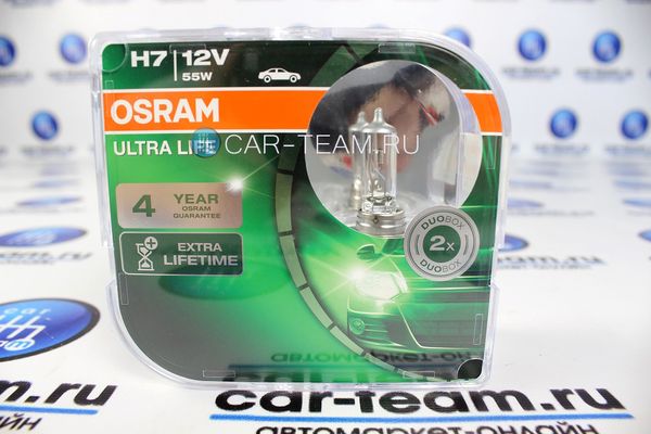 Автолампы "Osram" H7 Ultra Life / 64210ULT-HCB