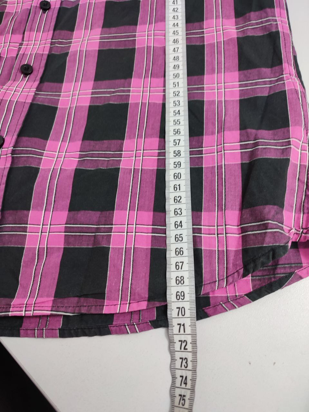 Рубашка Smog в клетку 46 размер