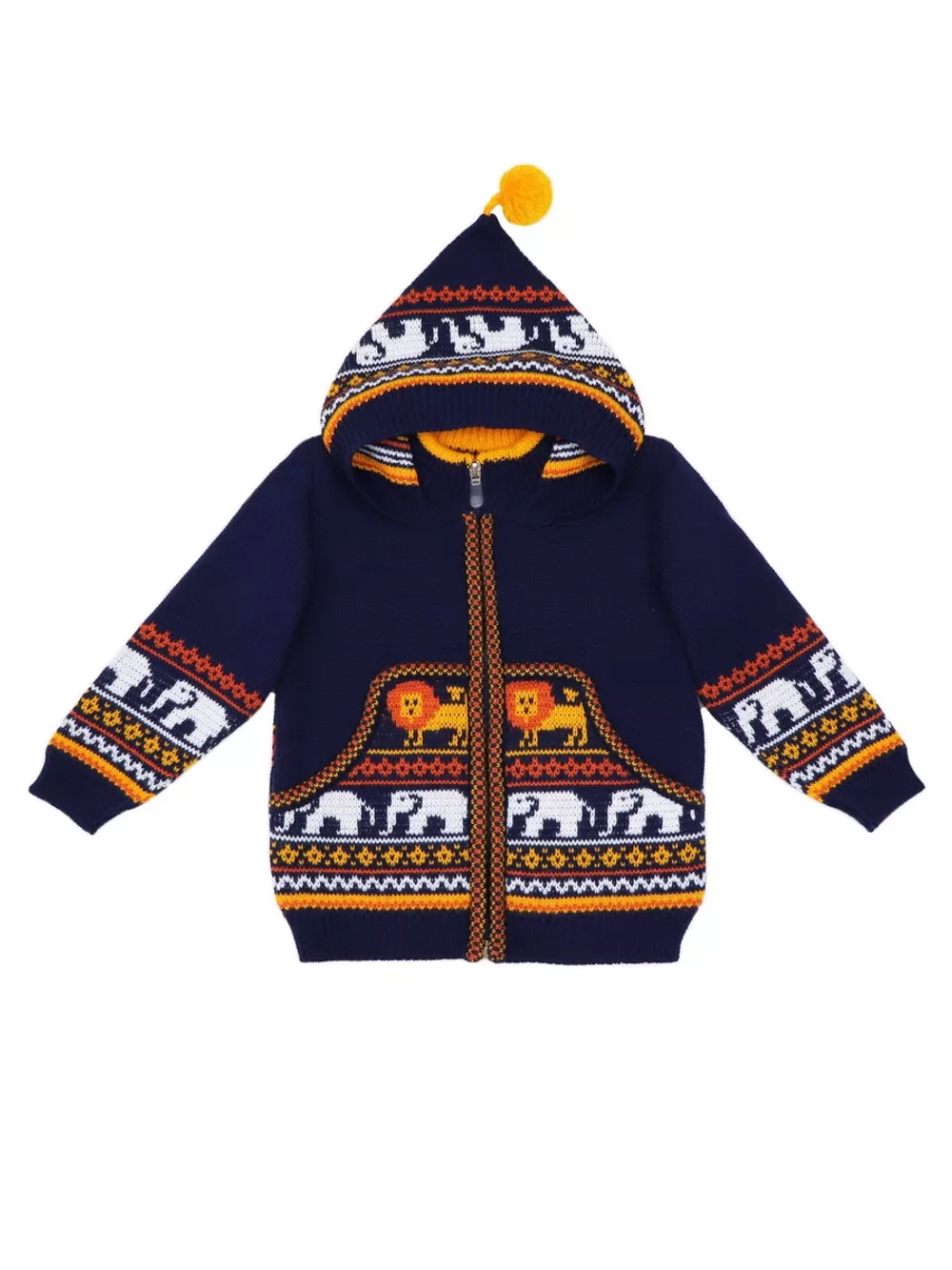 Кофты вязаные на молнии