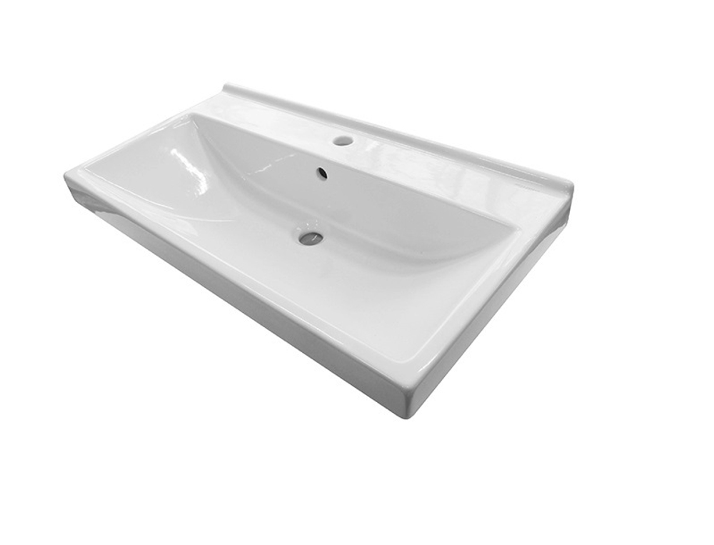 Умывальник Fest-80 белый, без кроншт Sanita Luxe