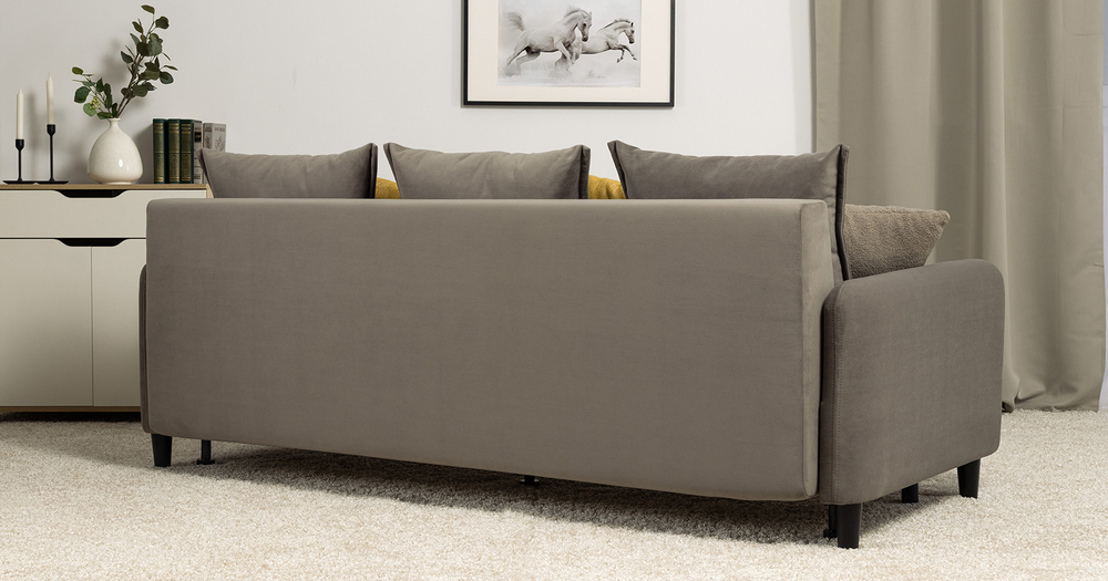 Дакота диван-кровать (серо-коричневый)