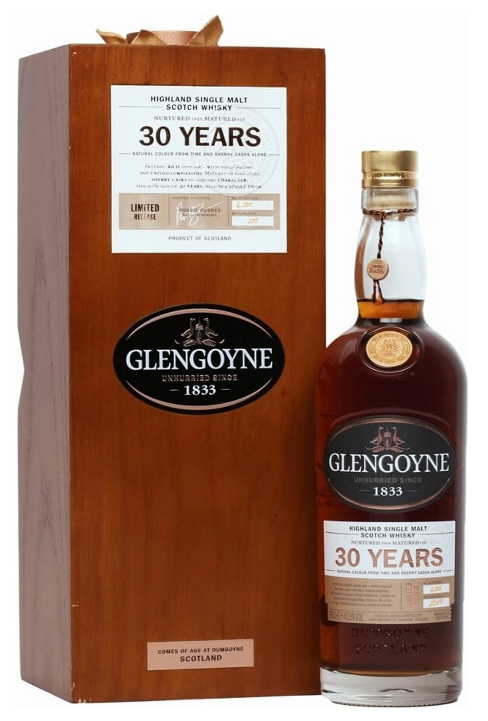 Виски Glengoyne 30 Years Old, 0.7 л.