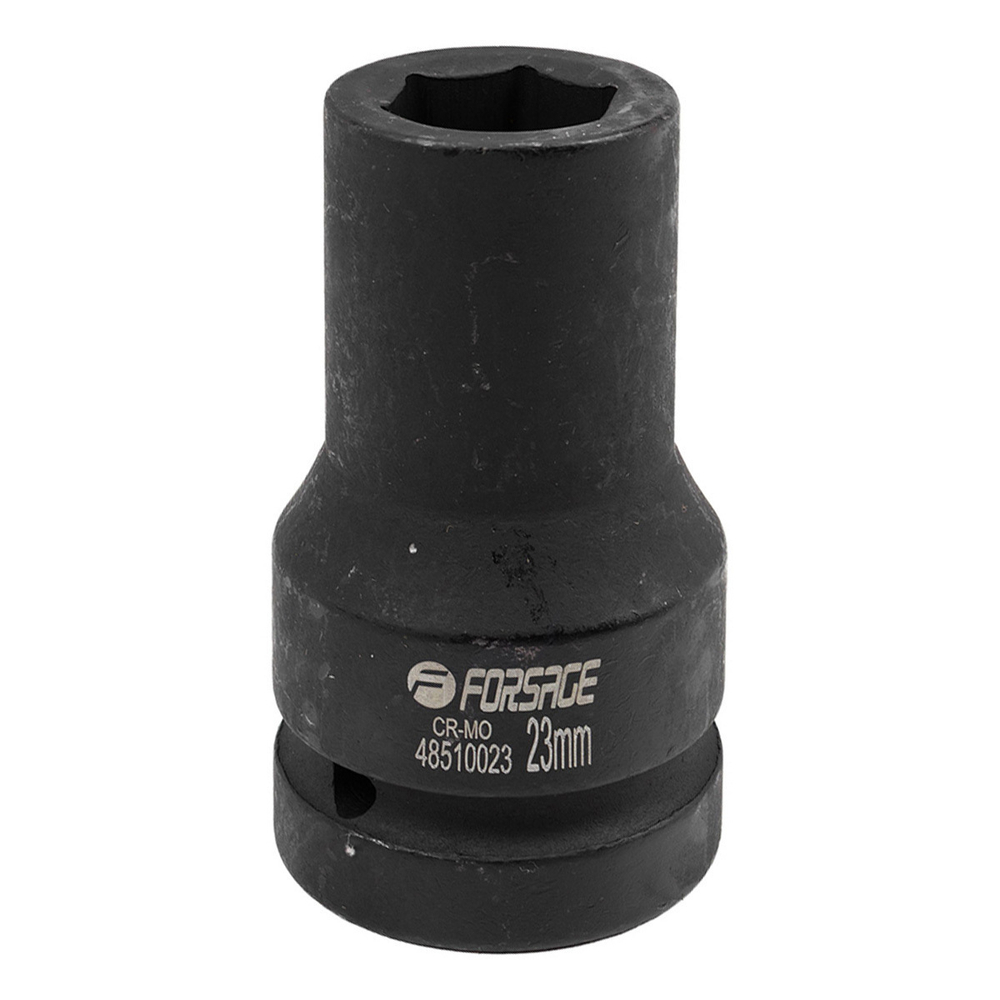 Головка ударная глубокая 1'', 23мм (6гр.) Forsage F-48510023
