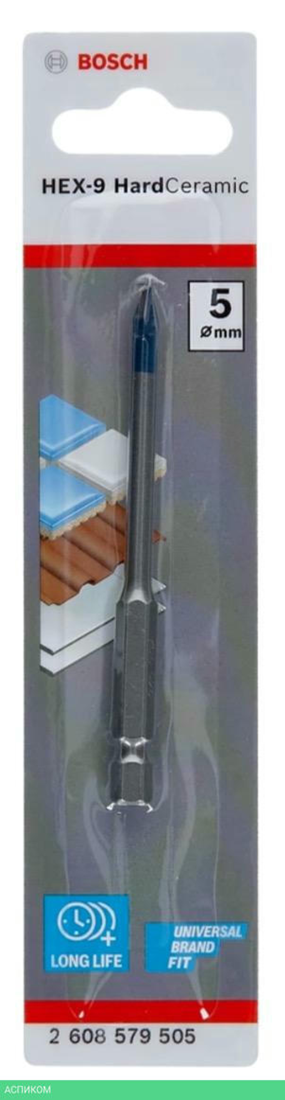 Сверло Bosch HEX-9 HardCeramic 12x90 мм (2.608.579.510)