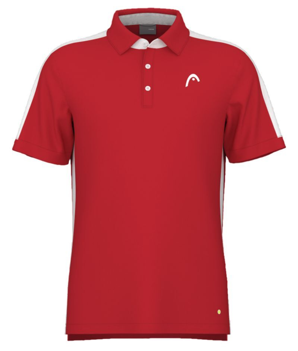 Мужское теннисное поло Head Slice Polo Shirt - красный