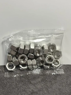 Гайка М8 нержавеющая шестигранная - 25 штук