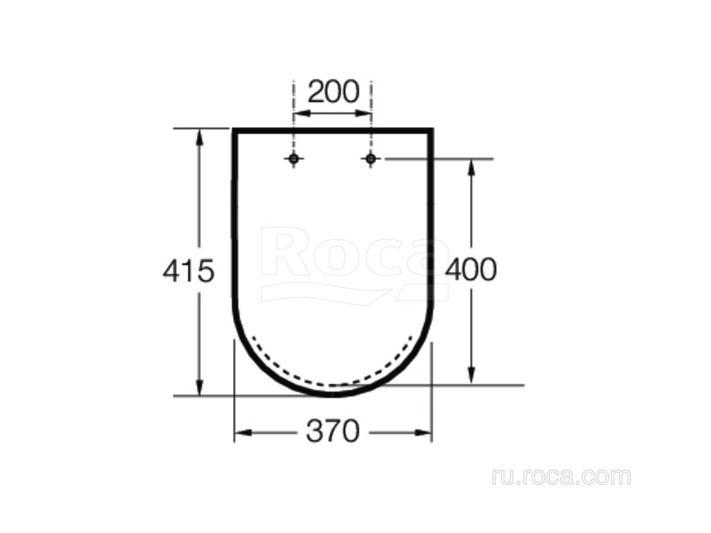 Крышка для чаши Roca Inspira Round Supralit, Soft Close, кофейный 80152C66B