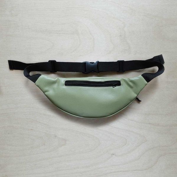 Сумка поясная MONQ Small Buddha Искусственная кожа Фисташка - фото 4