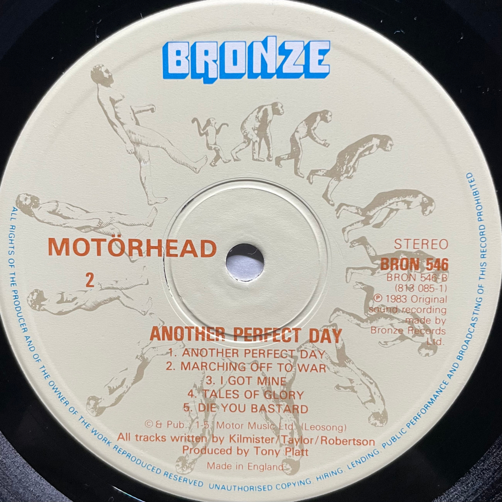 Motörhead ‎– Another Perfect Day (Англия 1983г.)