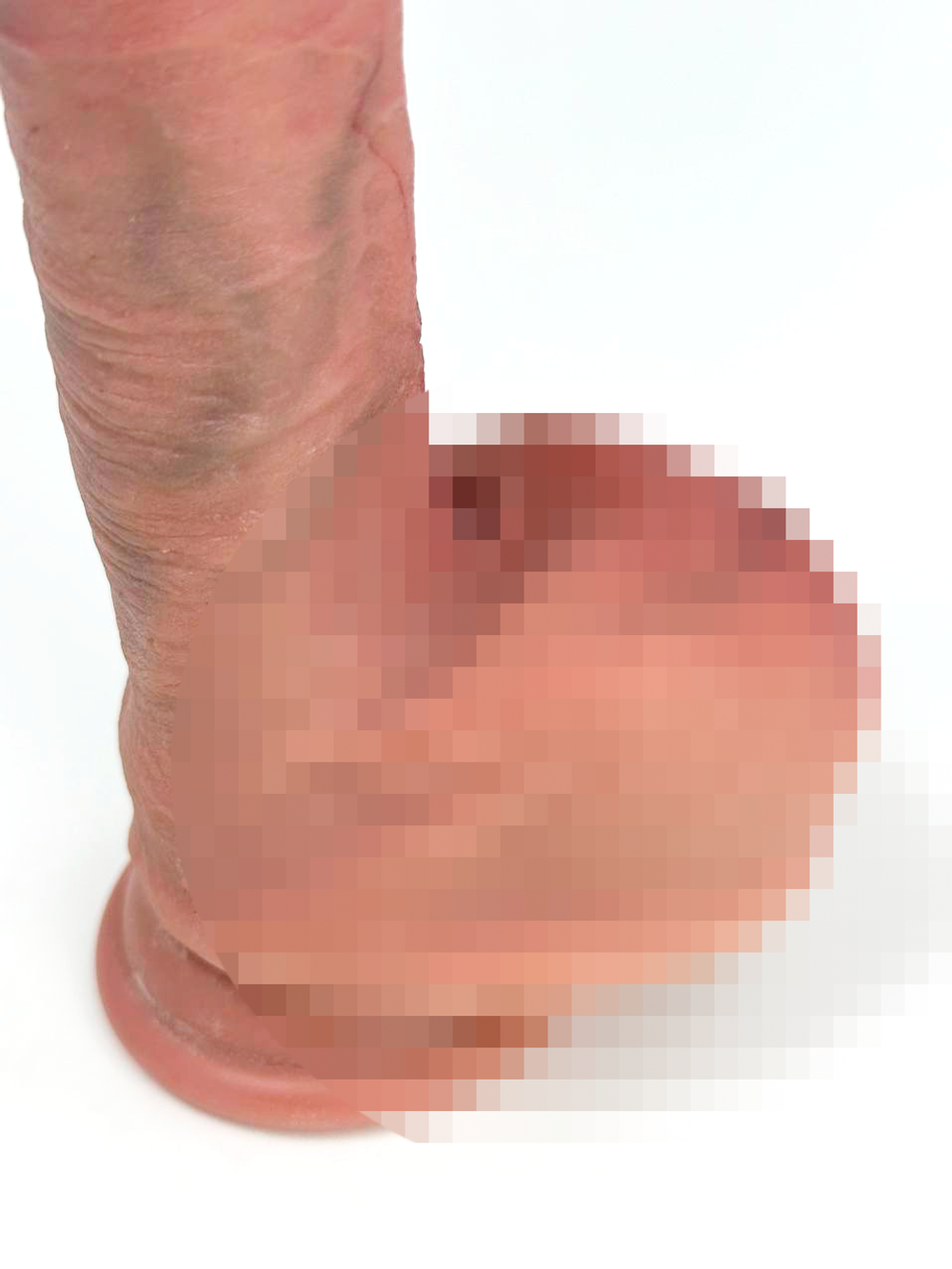 Фаллоимитатор на присоске с мошонкой №70S SGAN 3.5X18, телесный (12 рабочая длина)