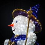 Светодиодный снеговик "Волшебник"