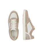 Кожаные кроссовки clover court TORY BURCH - белый(155626)