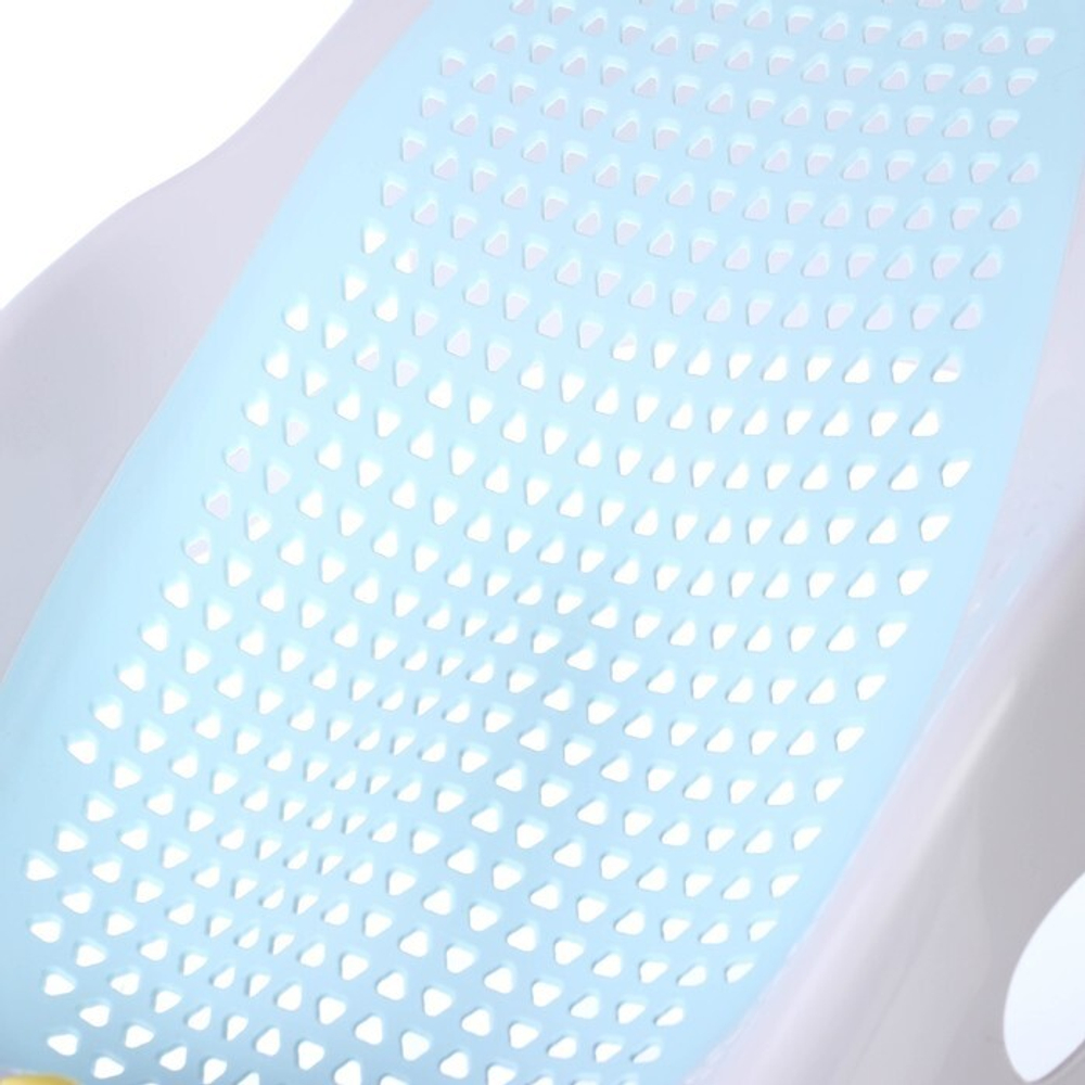 7522645 Лежак - горка для купания, цвет белый/розовый