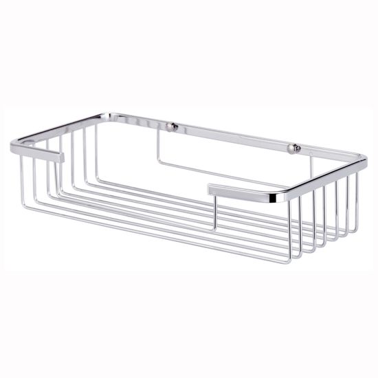 Корзинка прямоугольная Besser BS 8504 (25х12,5х5,5 см) из нержавеющей стали с хромированным покрытием