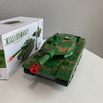 Машинка-трансформер Танк интерактивная на батарейках