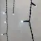 Гирлянда Бахрома 3,1*0,5 м., 24В., 150 холодных белых LED ламп, провод черный ПВХ, IP54, LTC (PIL150-11-1W)