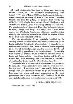 An etymological dictionary of the Gaelic language | Alexander Macbain