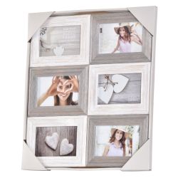 Innova PI01490 фоторамка 6 фото, 6x10*15cm Washed wood , дерево | Innova