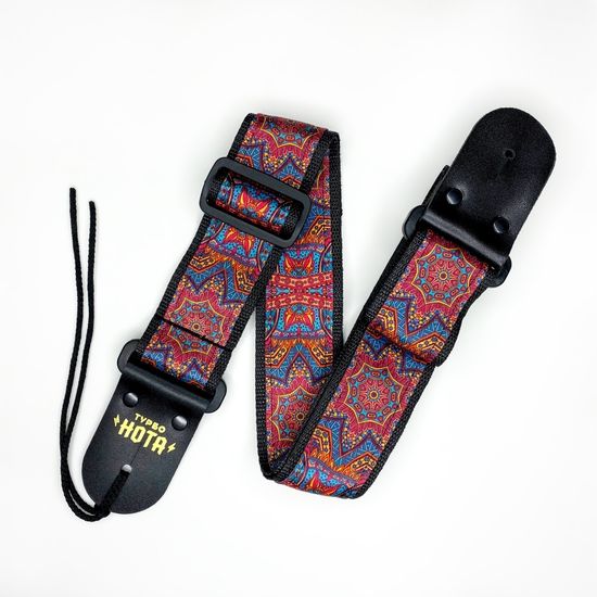 Ремень для гитары, двухслойный полиэстер, 1221 TN5-016-RGB