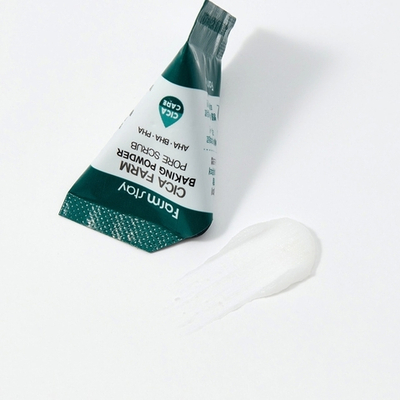 FS Cica Farm Baking Powder Pore Scrub, 7g*1ea - Очищающий скраб с центеллой 7г*1шт