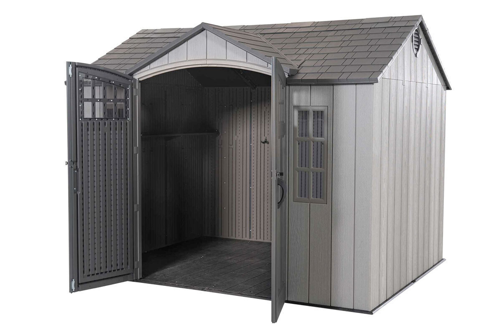 Пластиковая бытовка LifeTime WoodLook 10x8