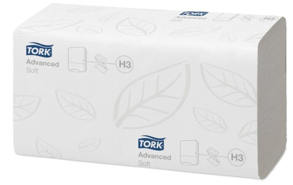 Полотенца Tork H3 Advanced сложение ZZ 290184-00 2сл 200л 20шт/кор