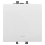 Кнопка одноклавишная модульная, "Avanti", "Белое облако", 2 модуля