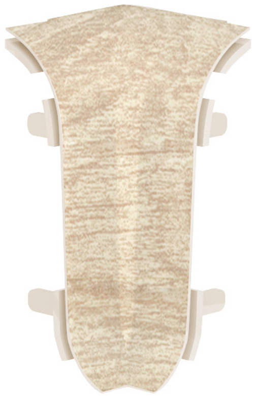 Угол внутр для плинтуса ПВХ 58мм 2шт/уп 5801