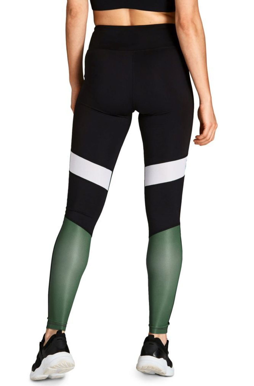 Leginsy Björn Borg High Waist Block Tig W - зеленый