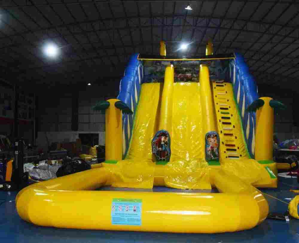 Наземный аквапарк с бассейном «Карибы» 16*6*8 м