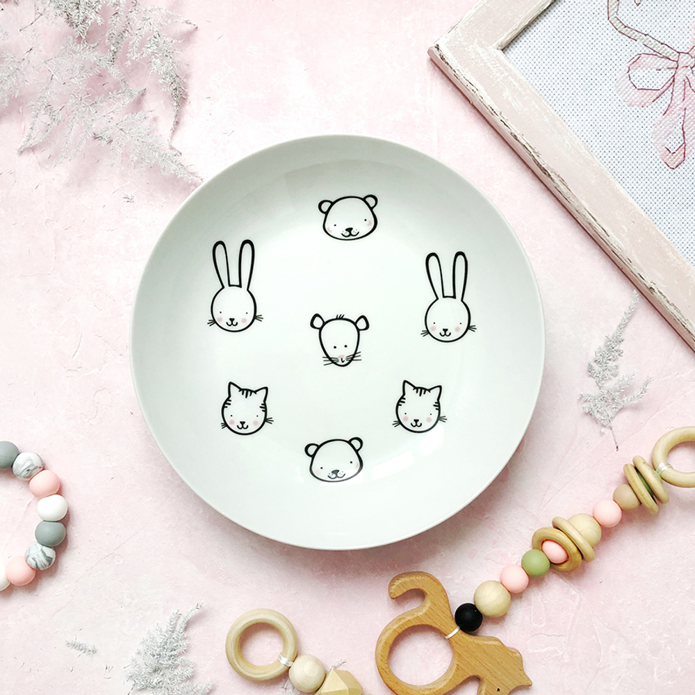 Тарелка глубокая «Ферма» sans brides 20 см фарфор