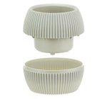 Кашпо ПИКАНТО круглое D115мм 0,35 л с пристегнутым поддоном
