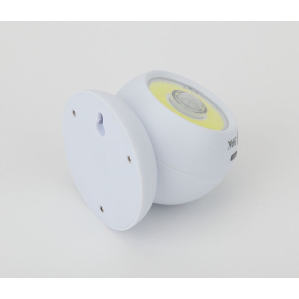 Светодиодный фонарь подсветка ЭРА Пушлайт SB-802 Сфера-2 на магнитном основании с датчиками движения и освещенности | Подсветка, пушлайты