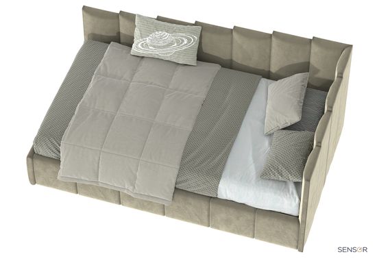 Кровать угловая Денди kids - спинка лесенка