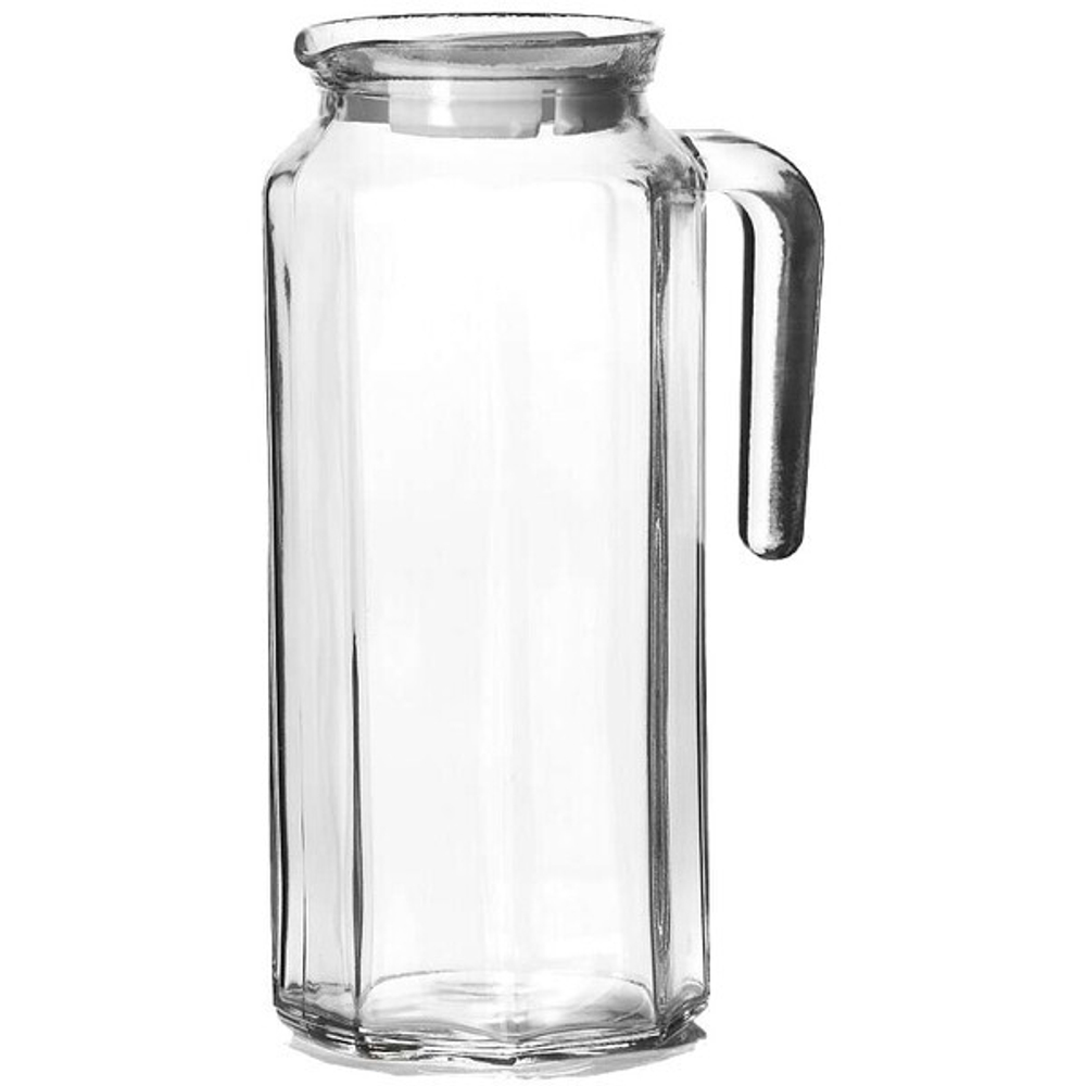 Кувшин 1л «Кошем» с белой крышкой 80051SL