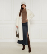 Хлопковый свитер Marc Cain - коричневый(XC 41.61 M07)