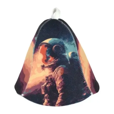 Шапка для бани и сауны «Космонавт» «Банные штучки», войлок