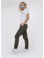 Брюки карго женские оливковые Город Горький