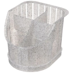 Сушилка для столовых приборов Verona 160х128мм 4х-секционная, Гранит светло-серый