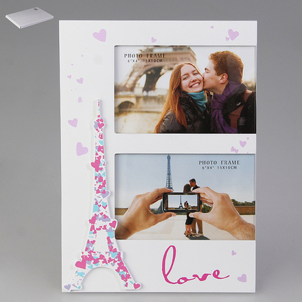 138503 Фоторамка "Париж" на 2 фото