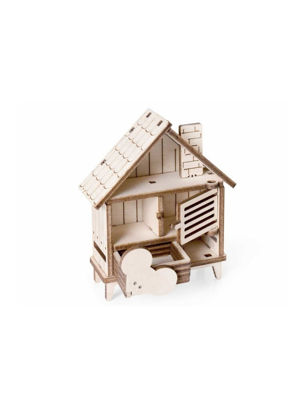 Деревянный конструктор Lemmo МОДЕЛЬ "НАБОР МЕБЕЛИ ДЕТСКАЯ", 155 деталей