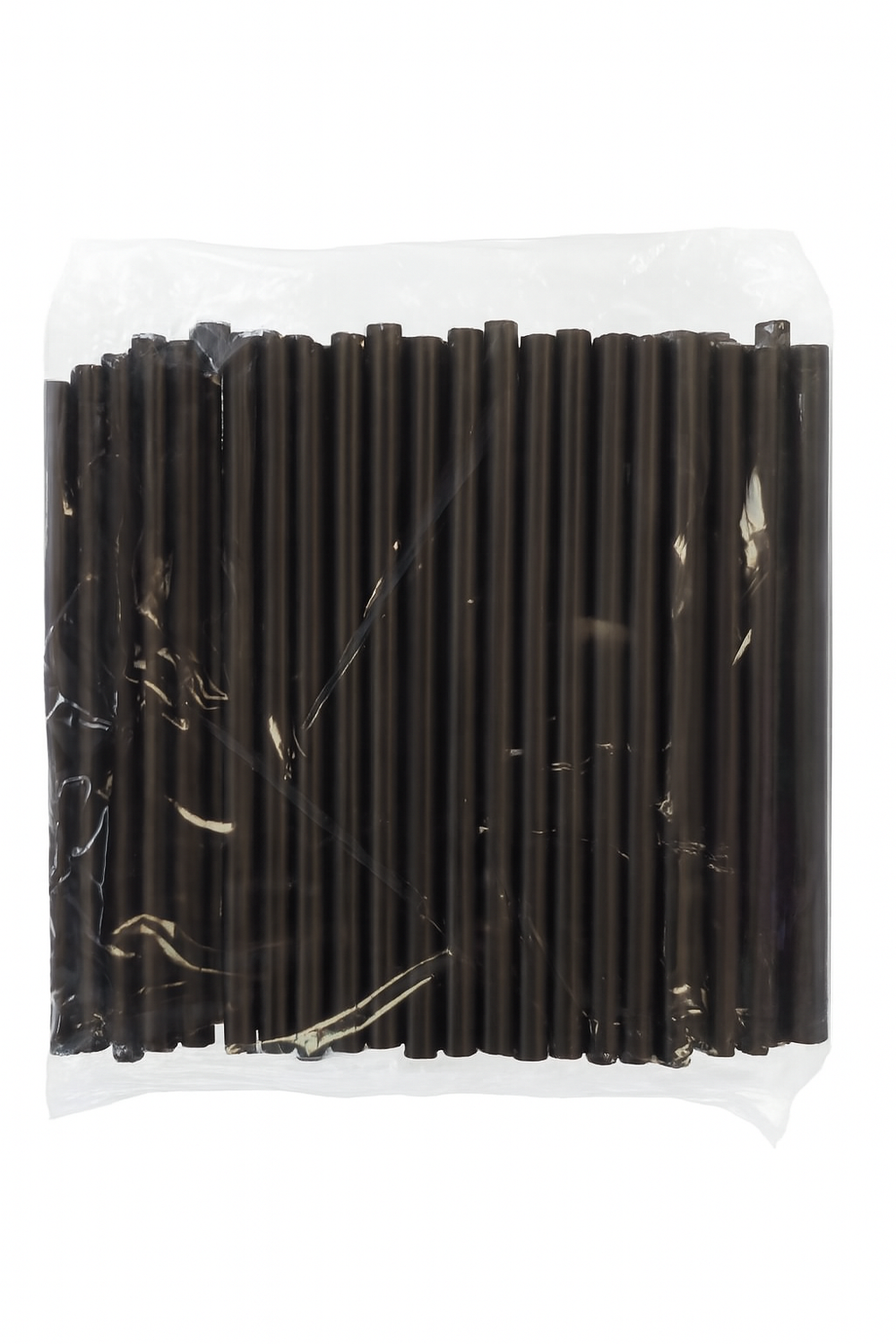 ФРТ Трубочки ЧЕРНЫЕ прямые 12*240, 125 шт/уп (24 уп/кор) ДЖУС БОЛЛ