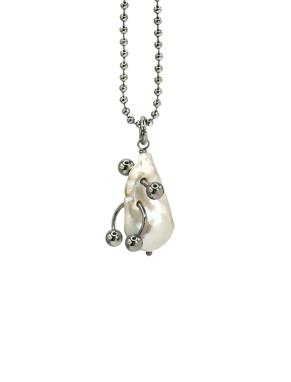 NNEO PEARLLY Жемчужина с двойным пирсингом DOUBLE