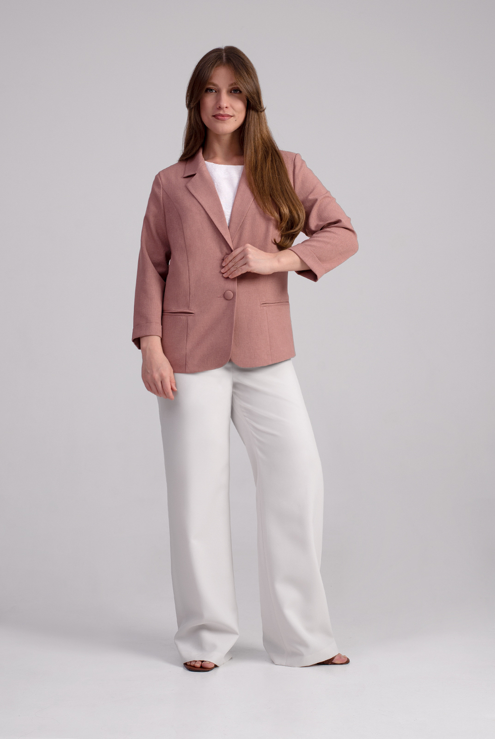 Жакет женский 3736зпб, Глина #259Глб043736зпб