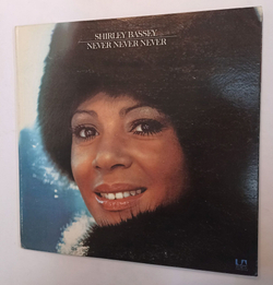 Винтажная виниловая пластинка Shirley Bassey Never Never Never (USA 1973)