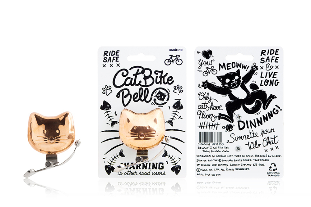 Звонок для велосипеда cat bike bell