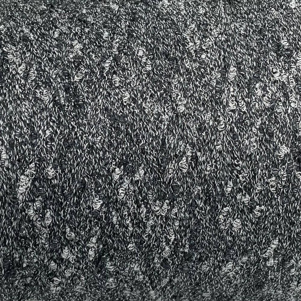 Бобинная узелковая пряжа шишибрики с люрексом