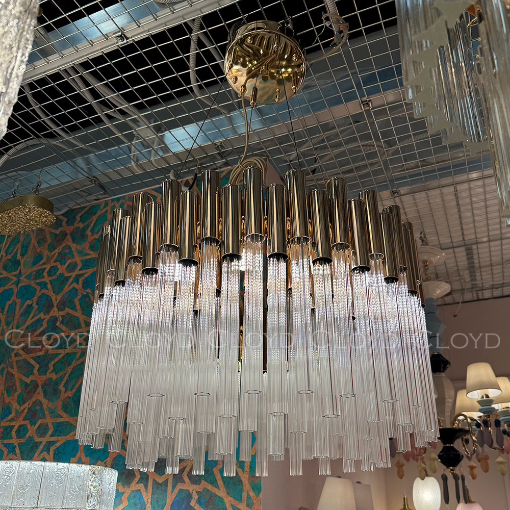 Люстра Cloyd MASSOLIT C14 / Ø62 см - золото (арт.11513)