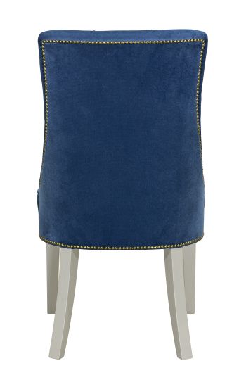 Стул "Давос" (дуб/тон 101/ткань Velvet Lux 29)