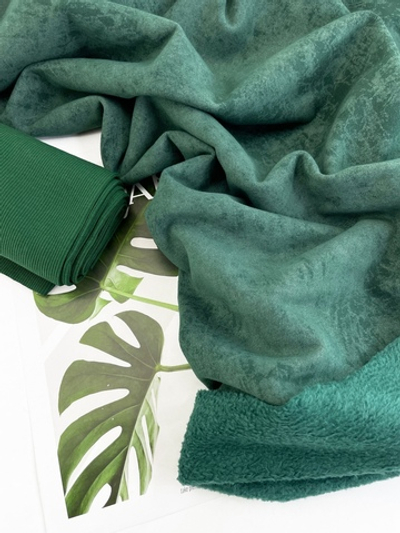 ЗЕЛЕНЫЙ - Кашкорсе с лайкрой, пенье (ОЗ55)